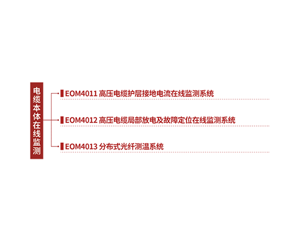 EOM4010 高壓電纜本體綜合監(jiān)測系統(tǒng)