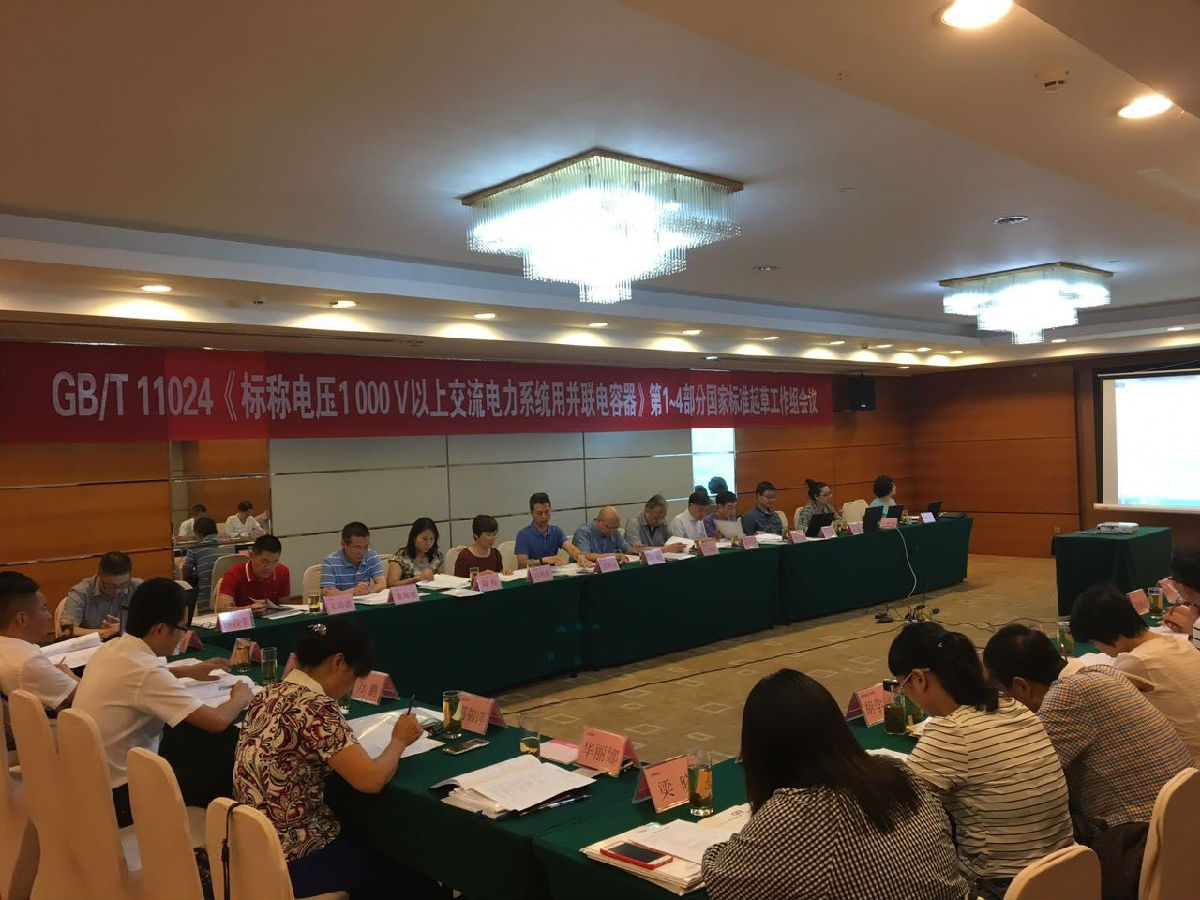 賽晶承辦電力電容器GB/T 11024國家標(biāo)準(zhǔn)起草工作組會議
